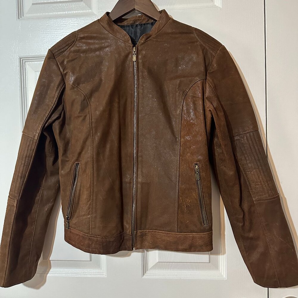 Mexican furriers handmade leather jacket